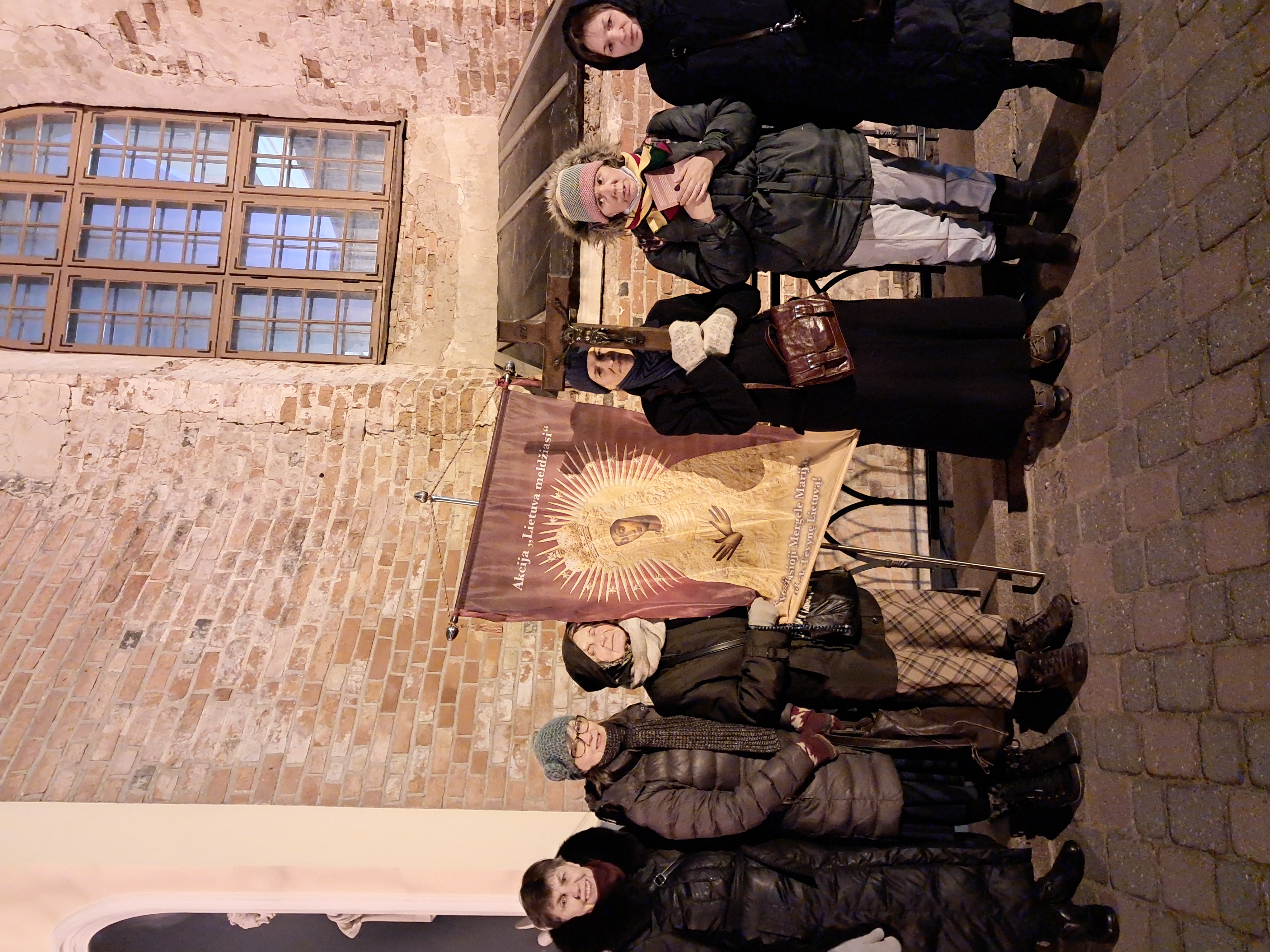 Vilniuje gruodžio 11d. meldėsi 6 maldininkės
